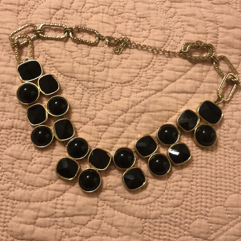 Black and gold necklace